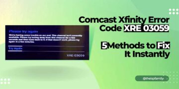 Comcast Xfinity Error Code XRE 03059: Tested way to Fix