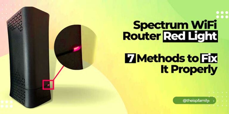 Spectrum WiFi Router Red Light: How to Fix it Properly?