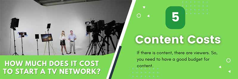 How Much Does It Cost to Start A TV Network? - Content Costs