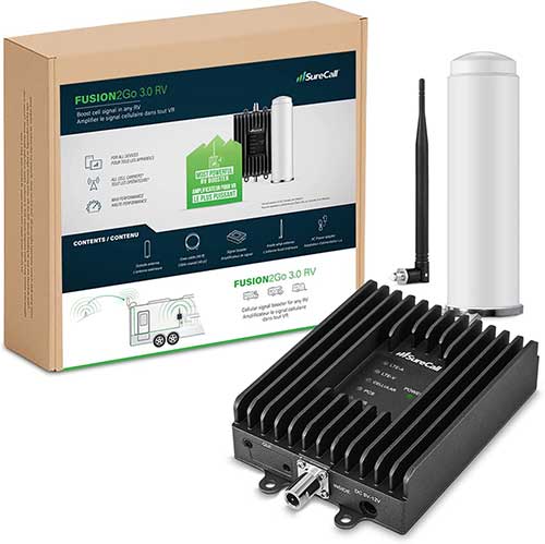 SureCall Fusion2Go 3.0 RV Cell Phone Signal Booster